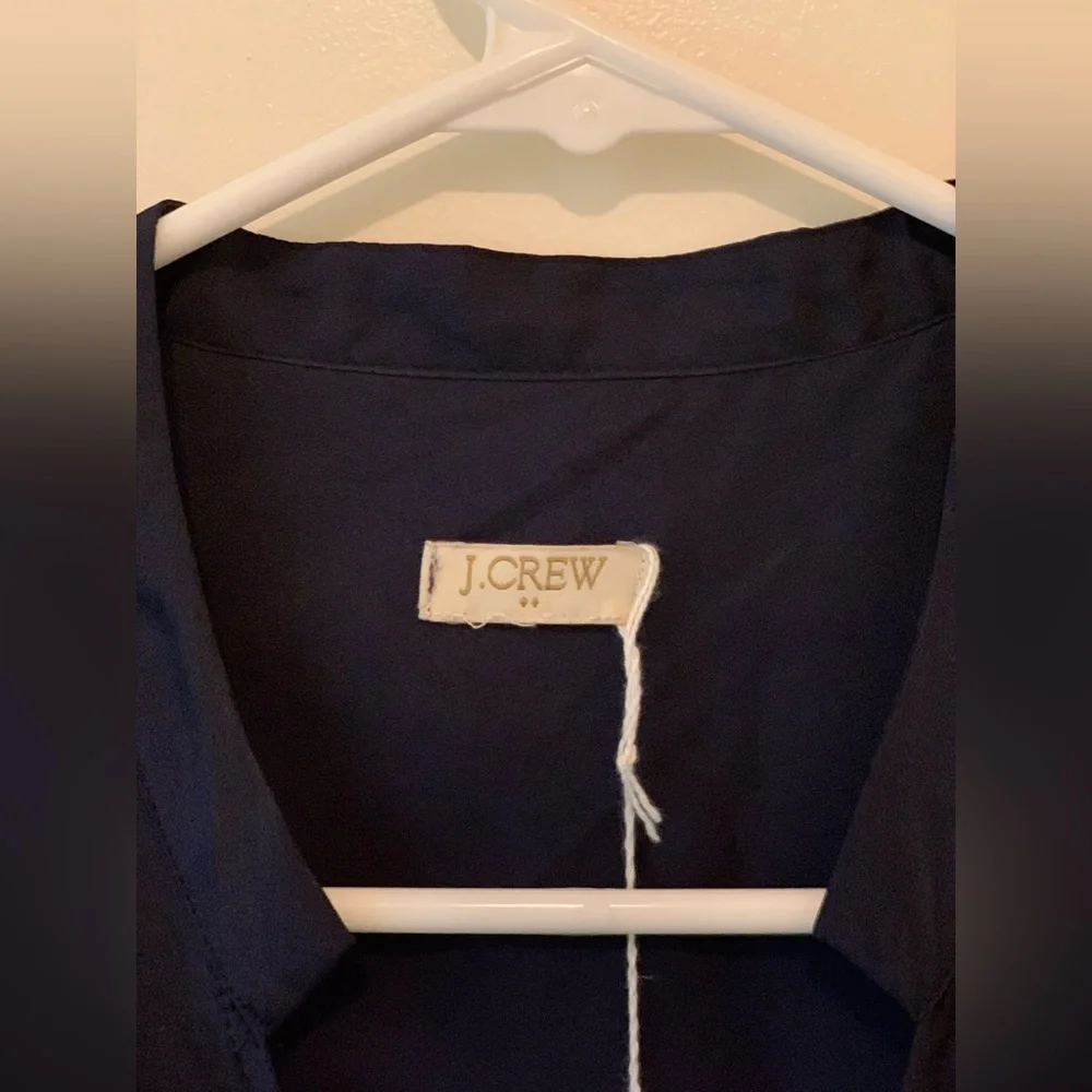J Crew Women's Sleeveless Navy Wrap Romper.    Size-Small/Medium